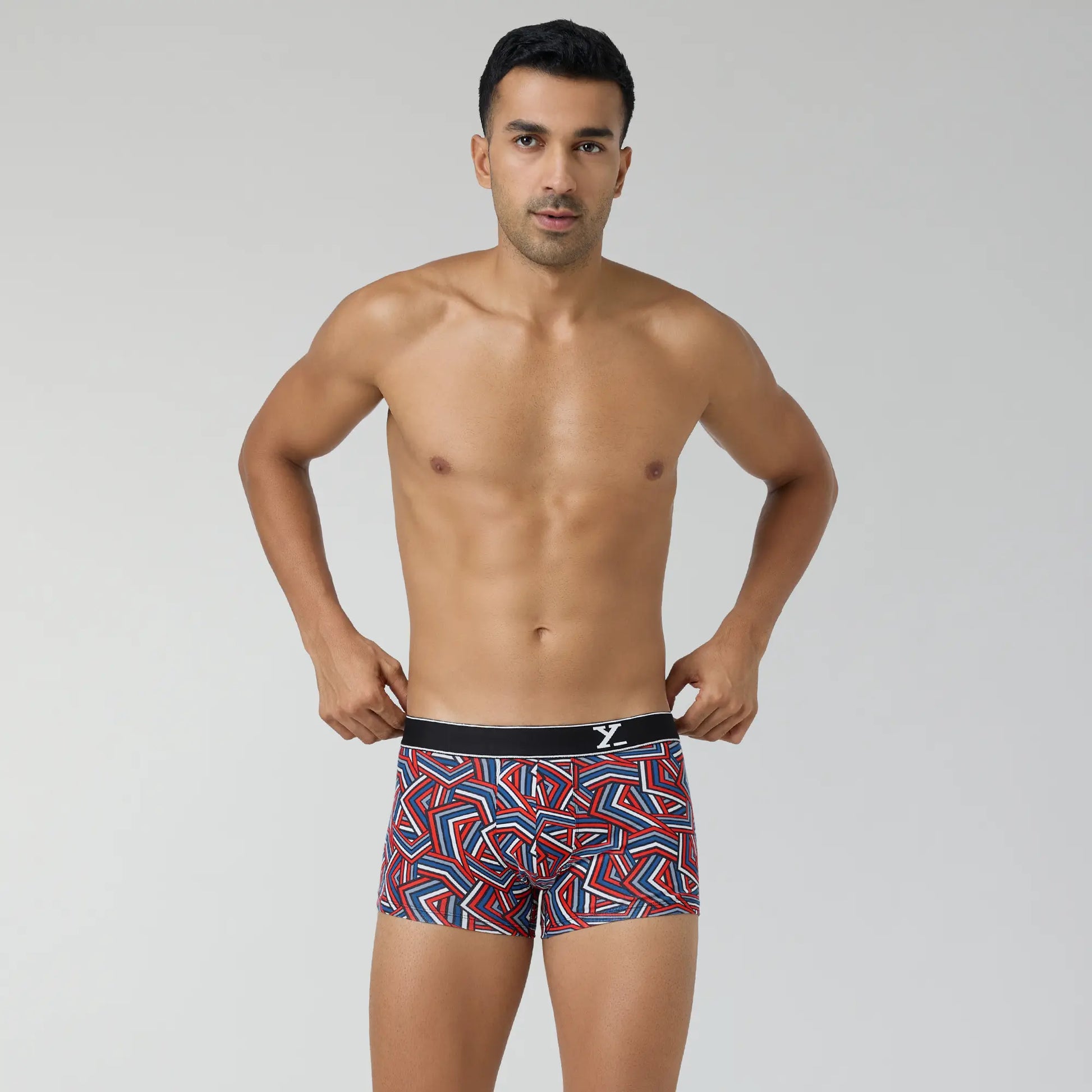 Parallax Cotton Trunks Red Stripes - XYXX Crew