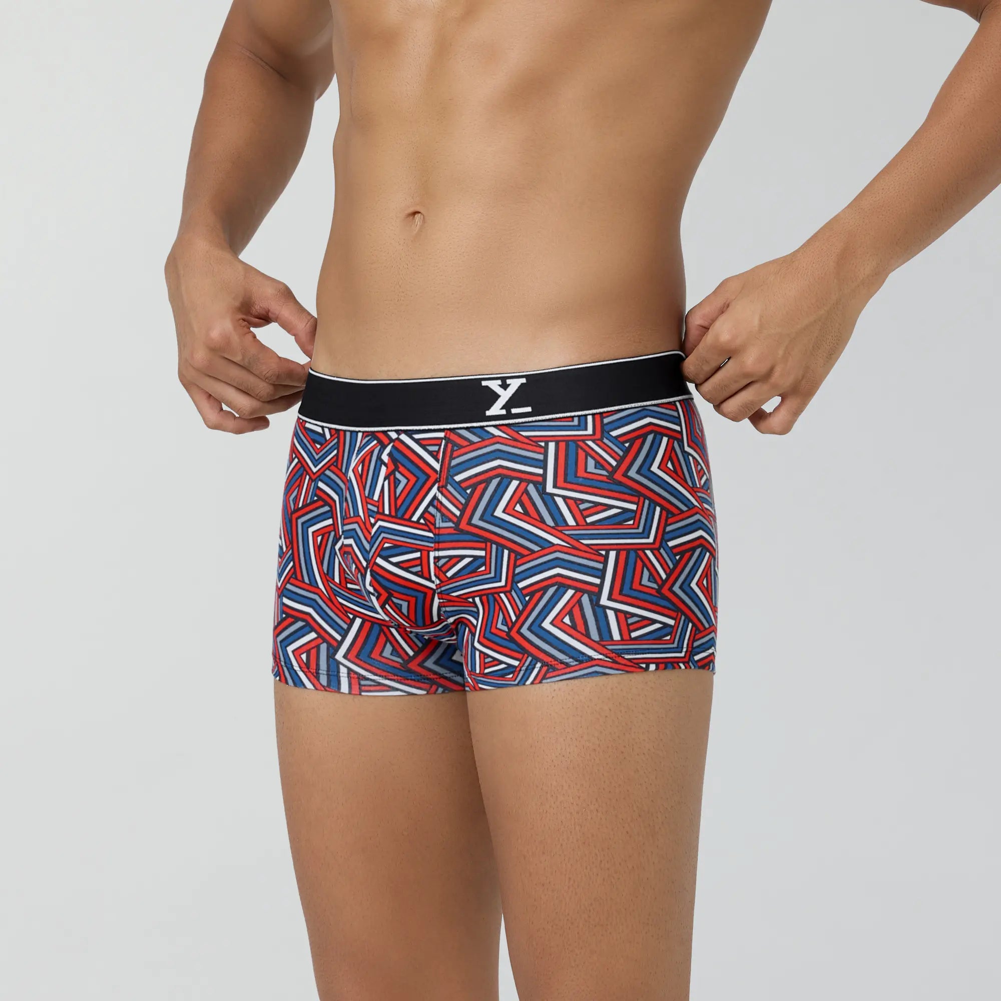 Parallax Cotton Trunks Red Stripes