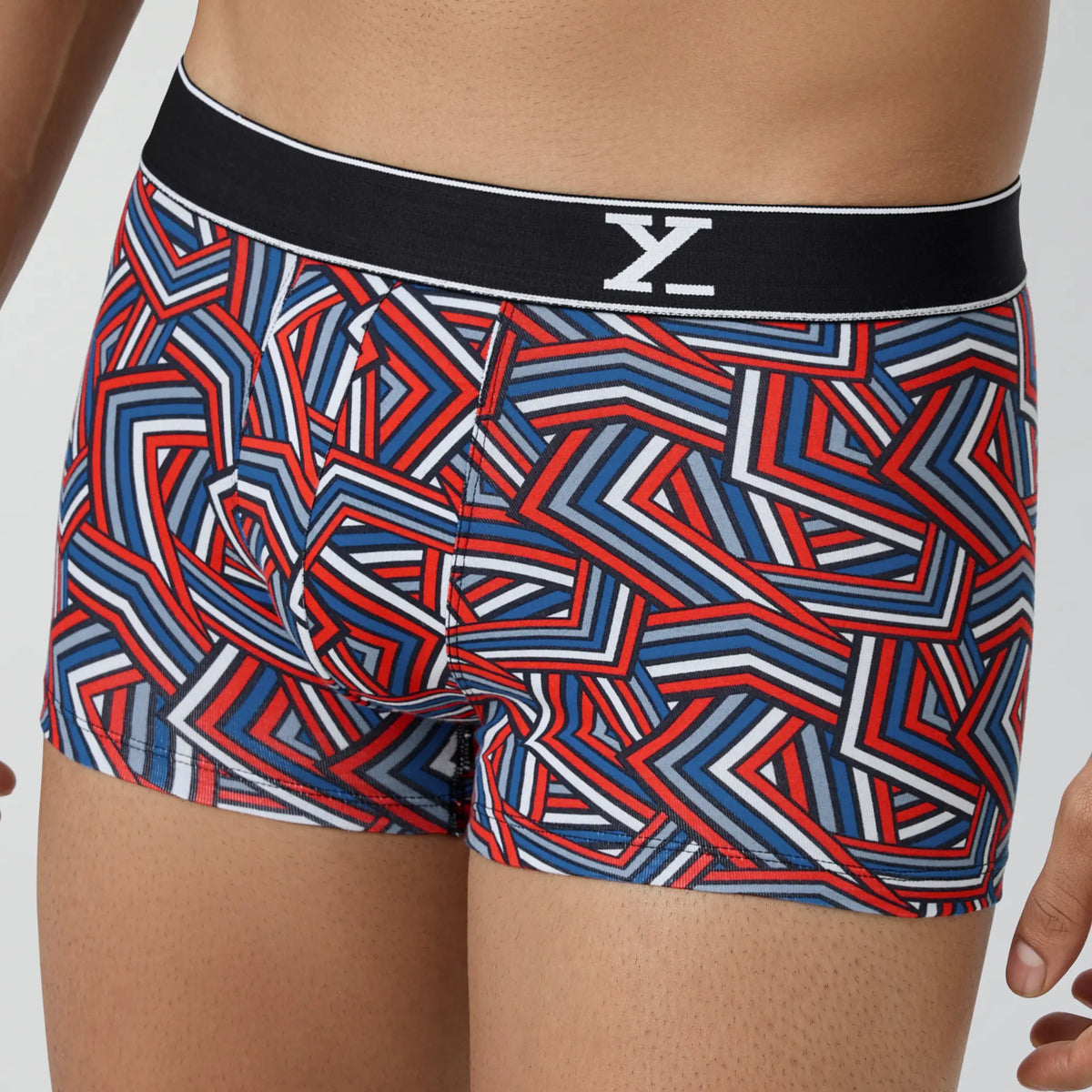 Parallax Cotton Trunks Red Stripes - XYXX Crew