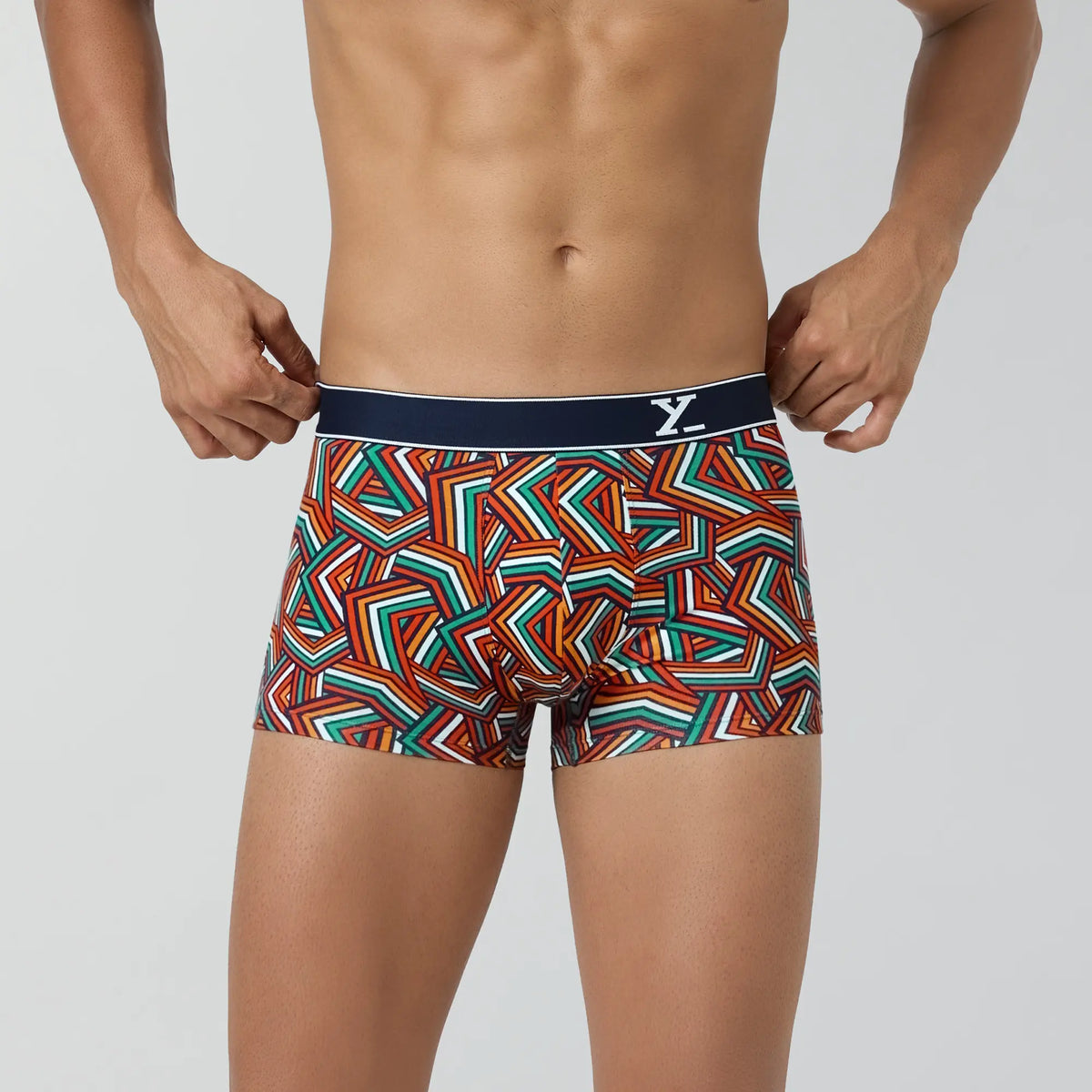 Parallax Cotton Trunks Yellow Stripes - XYXX Crew