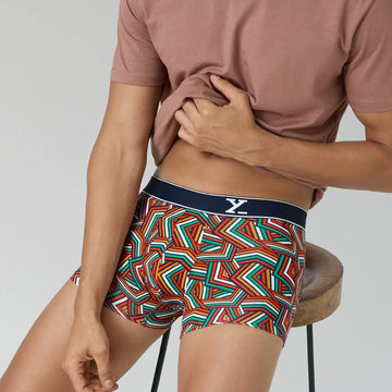 Parallax Cotton Trunks Yellow Stripes - XYXX Crew