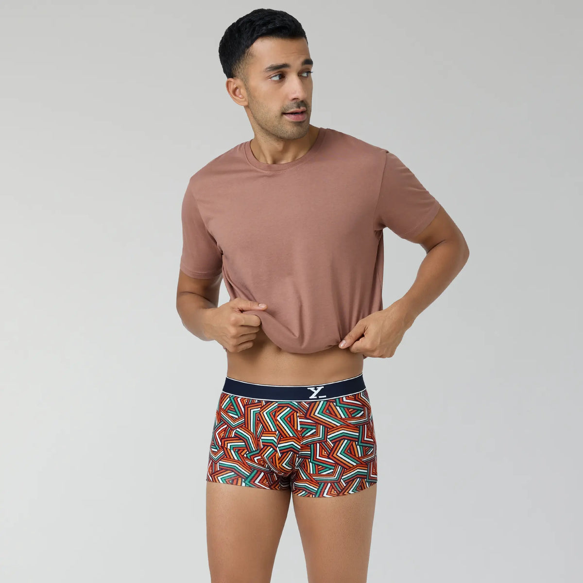 Parallax Cotton Trunks Yellow Stripes - XYXX Crew