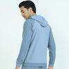 Quest French Terry Cotton Hoodies Ice Blue