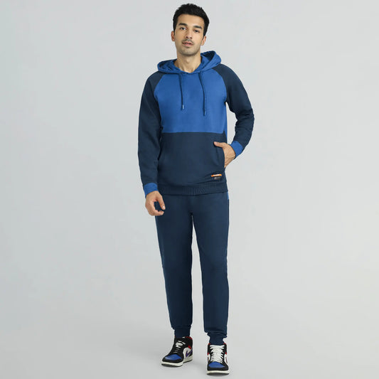 Quest French Terry Cotton Hoodies Atlas Blue - XYXX Crew