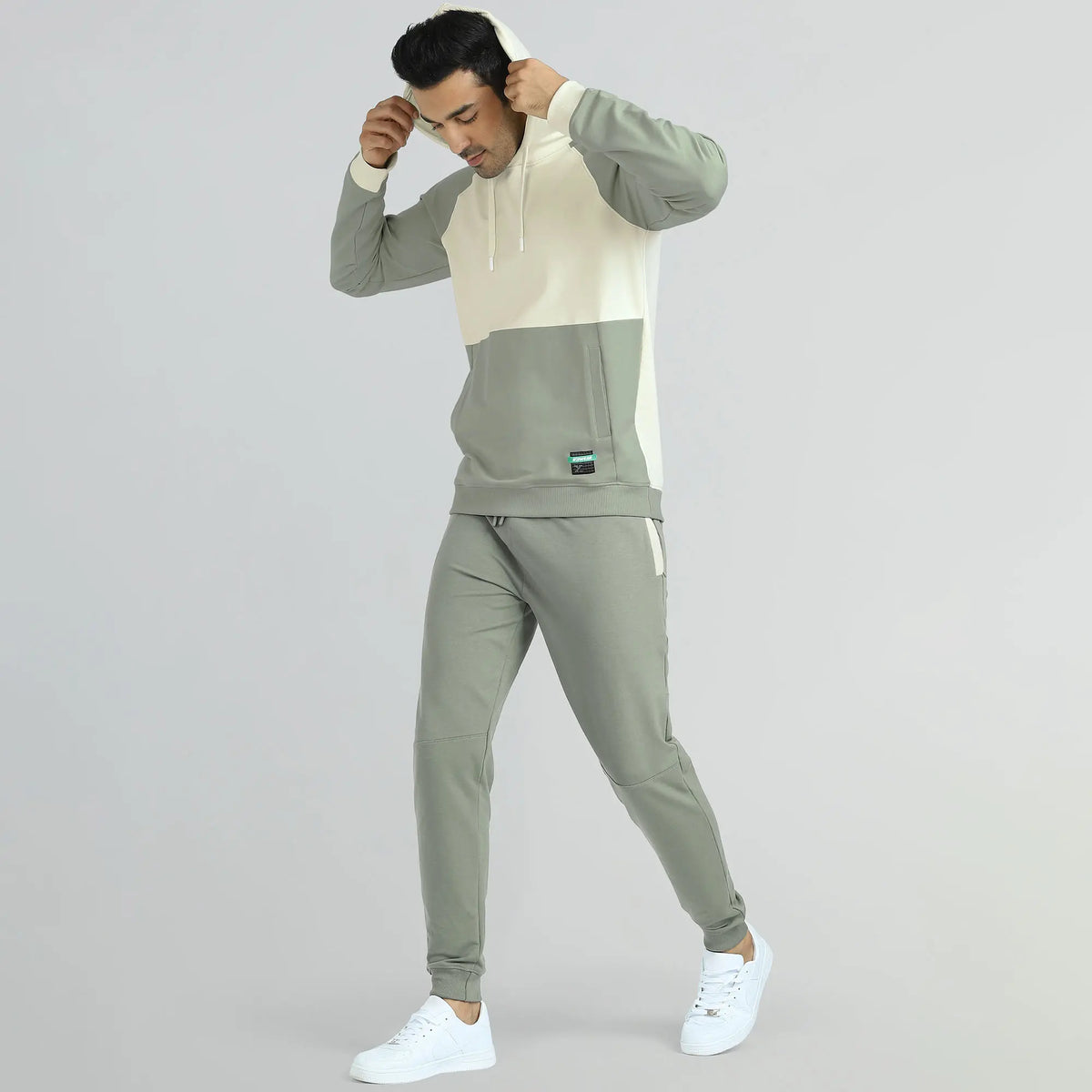 Quest French Terry Cotton Hoodies Butter White - XYXX Crew