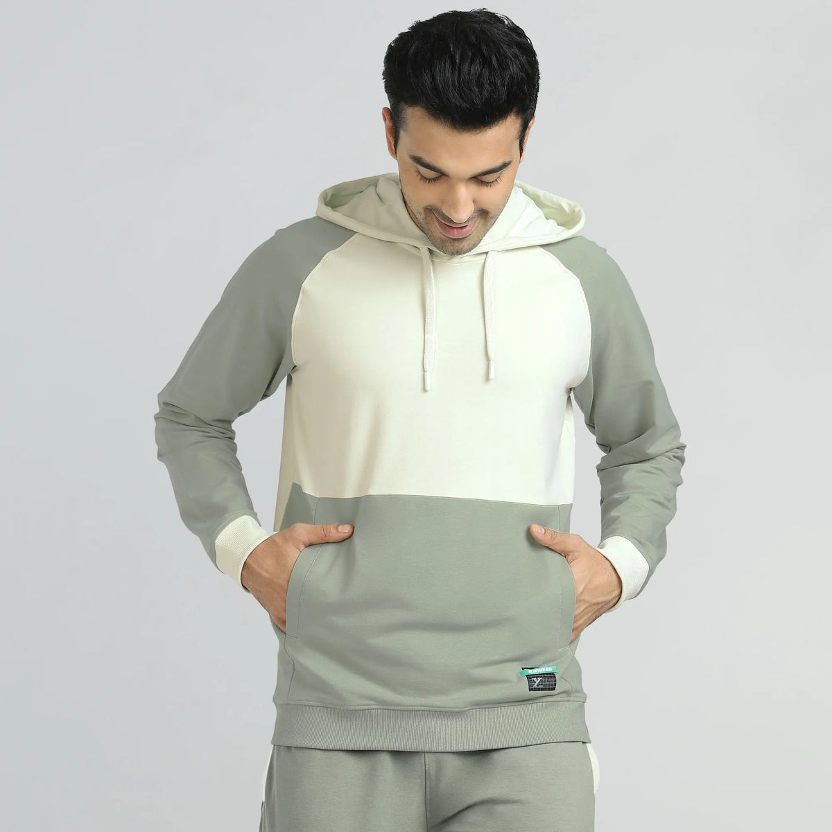 Quest French Terry Cotton Hoodies Butter White - XYXX Crew