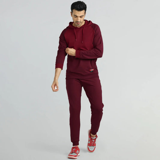 Quest French Terry Cotton Hoodies Scarlet Red - XYXX Crew