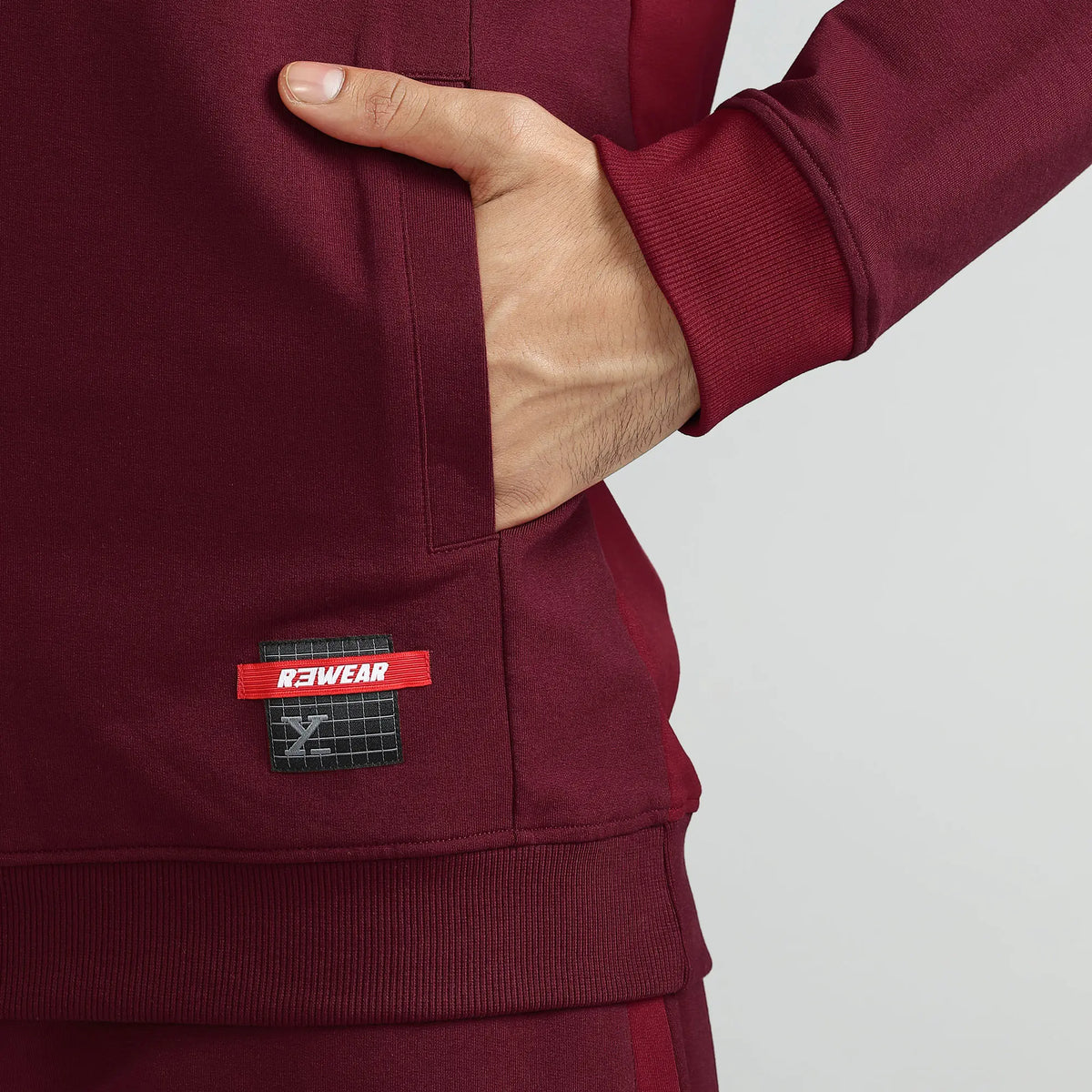 Quest French Terry Cotton Hoodies Scarlet Red - XYXX Crew