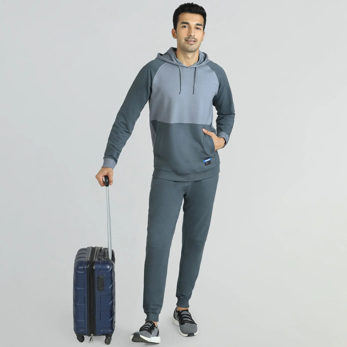 Quest French Terry Cotton Hoodies Slate Grey - XYXX Crew