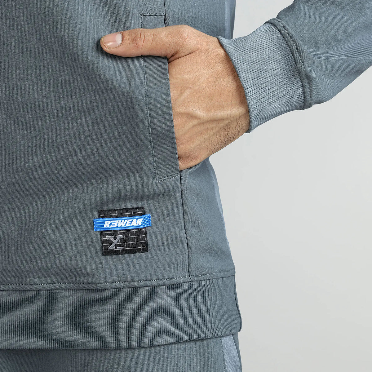 Quest French Terry Cotton Hoodies Slate Grey - XYXX Crew