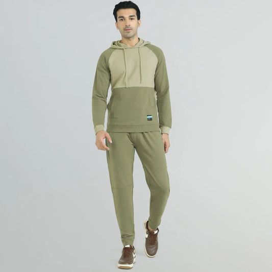 Quest French Terry Cotton Hoodies Tea White - XYXX Crew