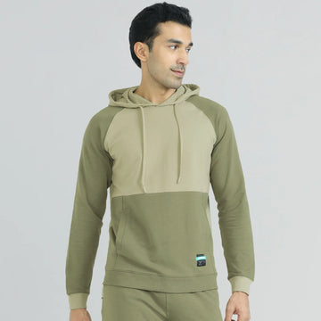 Quest French Terry Cotton Hoodies Tea White - XYXX Crew