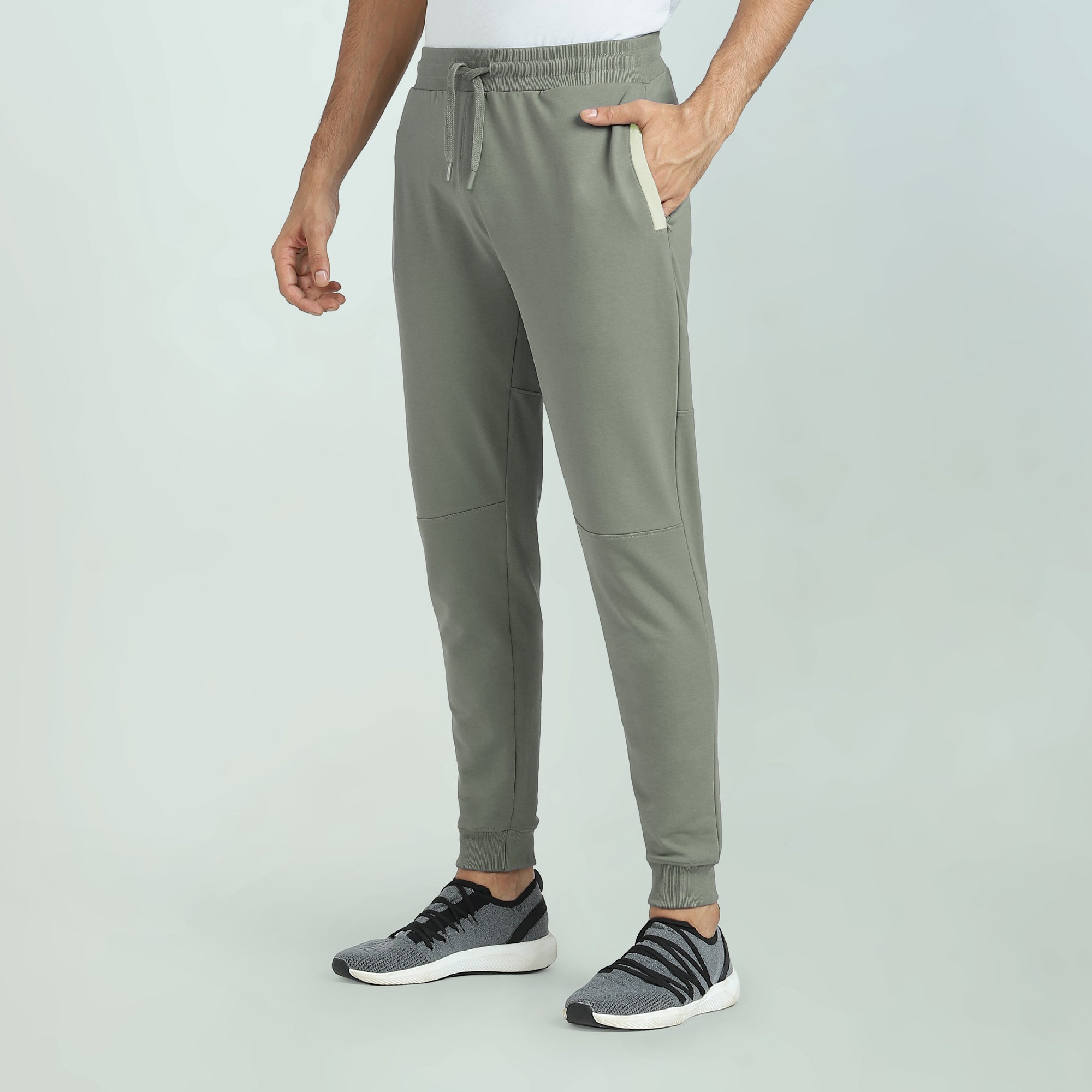 Quest French Terry Cotton-Blend Joggers Butter White