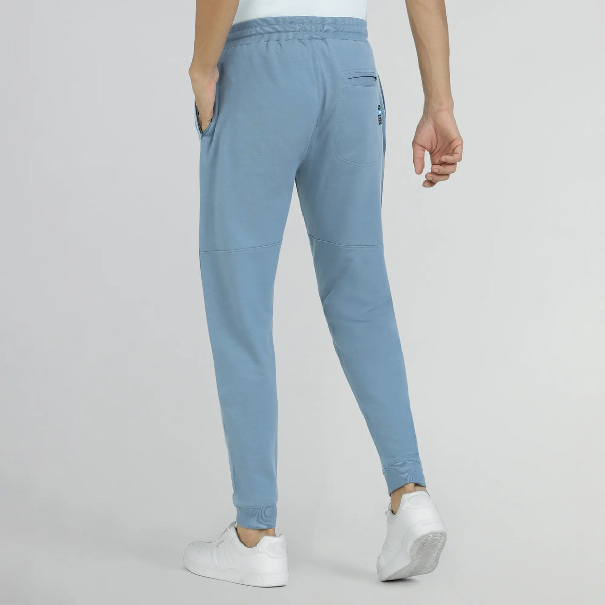 Quest French Terry Cotton-Blend Joggers Ice Blue - XYXX Crew