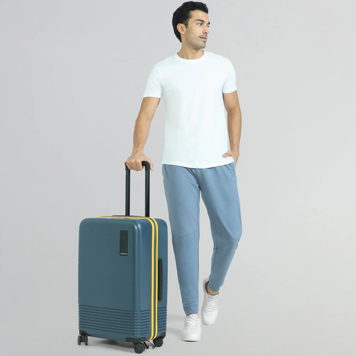 Quest French Terry Cotton-Blend Joggers Ice Blue - XYXX Crew