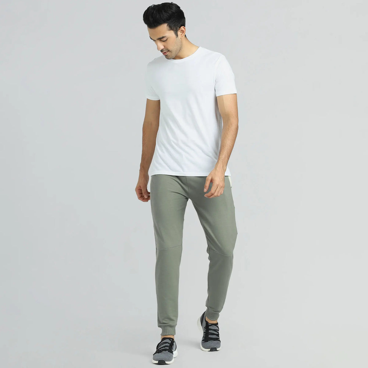 Quest French Terry Cotton-Blend Joggers Butter White - XYXX Crew