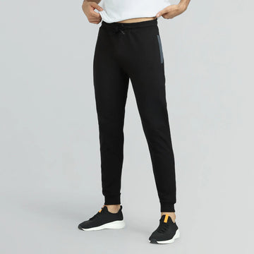 Quest French Terry Cotton-Blend Joggers Phantom Grey - XYXX Crew