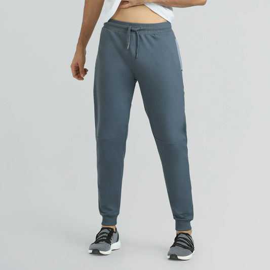 Quest French Terry Cotton-Blend Joggers Slate Grey - XYXX Crew