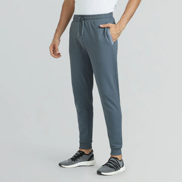 Quest French Terry Cotton-Blend Joggers Slate Grey - XYXX Crew