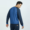 Quest French Terry Cotton-Blend Sweatshirt For Men Atlas Blue - XYXX Crew