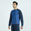 Quest French Terry Cotton-Blend Sweatshirt For Men Atlas Blue - XYXX Crew