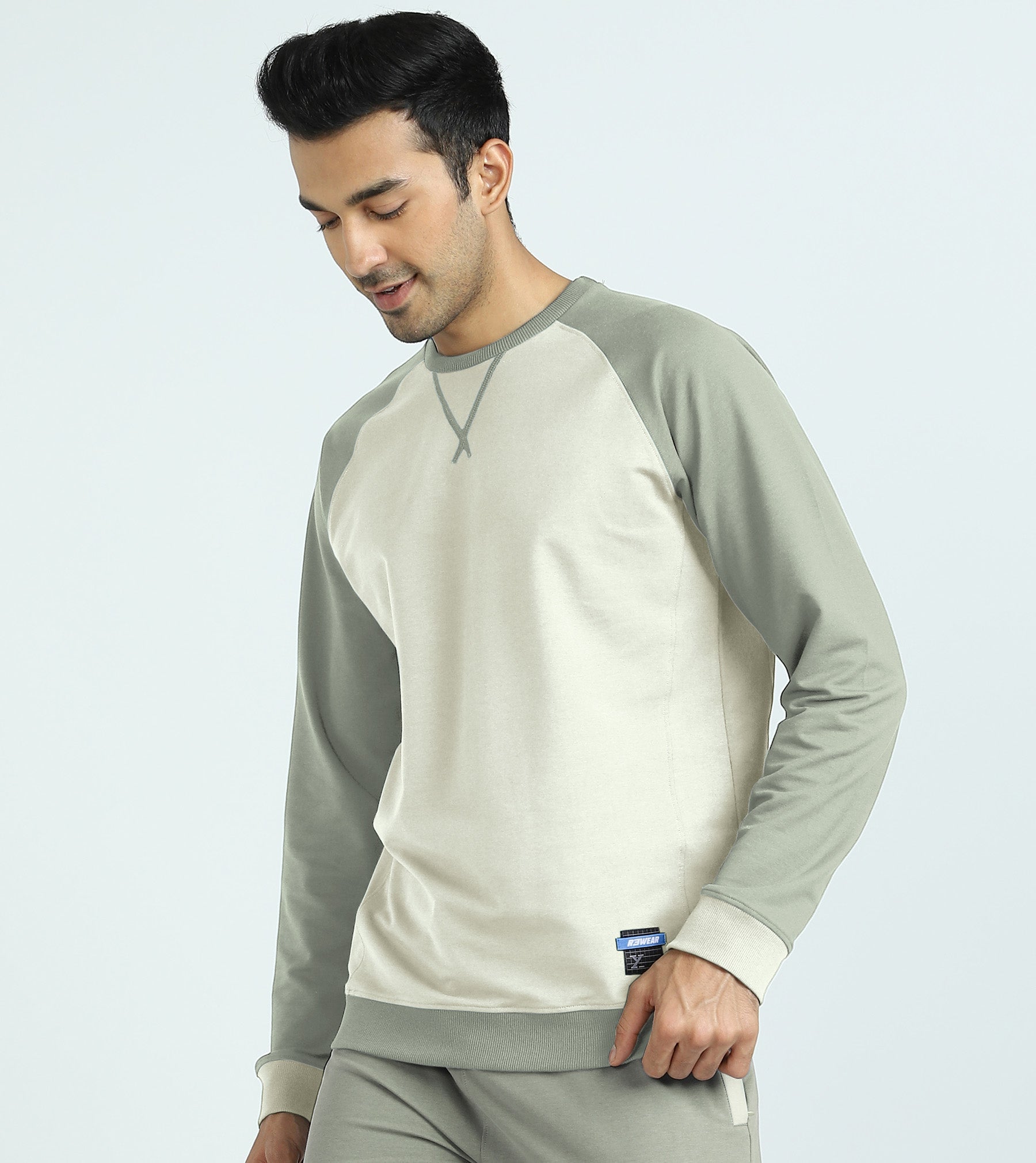 Quest French Terry Cotton-Blend Sweatshirts Butter White