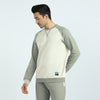 Quest French Terry Cotton-Blend Sweatshirt For Men Butter White - XYXX Crew