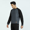 Quest French Terry Cotton-Blend Sweatshirt For Men Phantom Grey - XYXX Crew