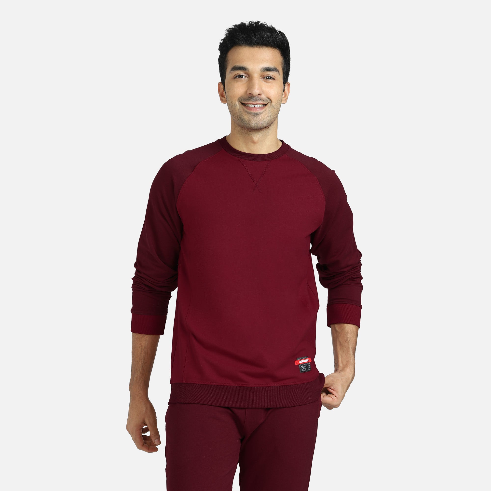 Quest French Terry Cotton-Blend Sweatshirts Scarlet Red