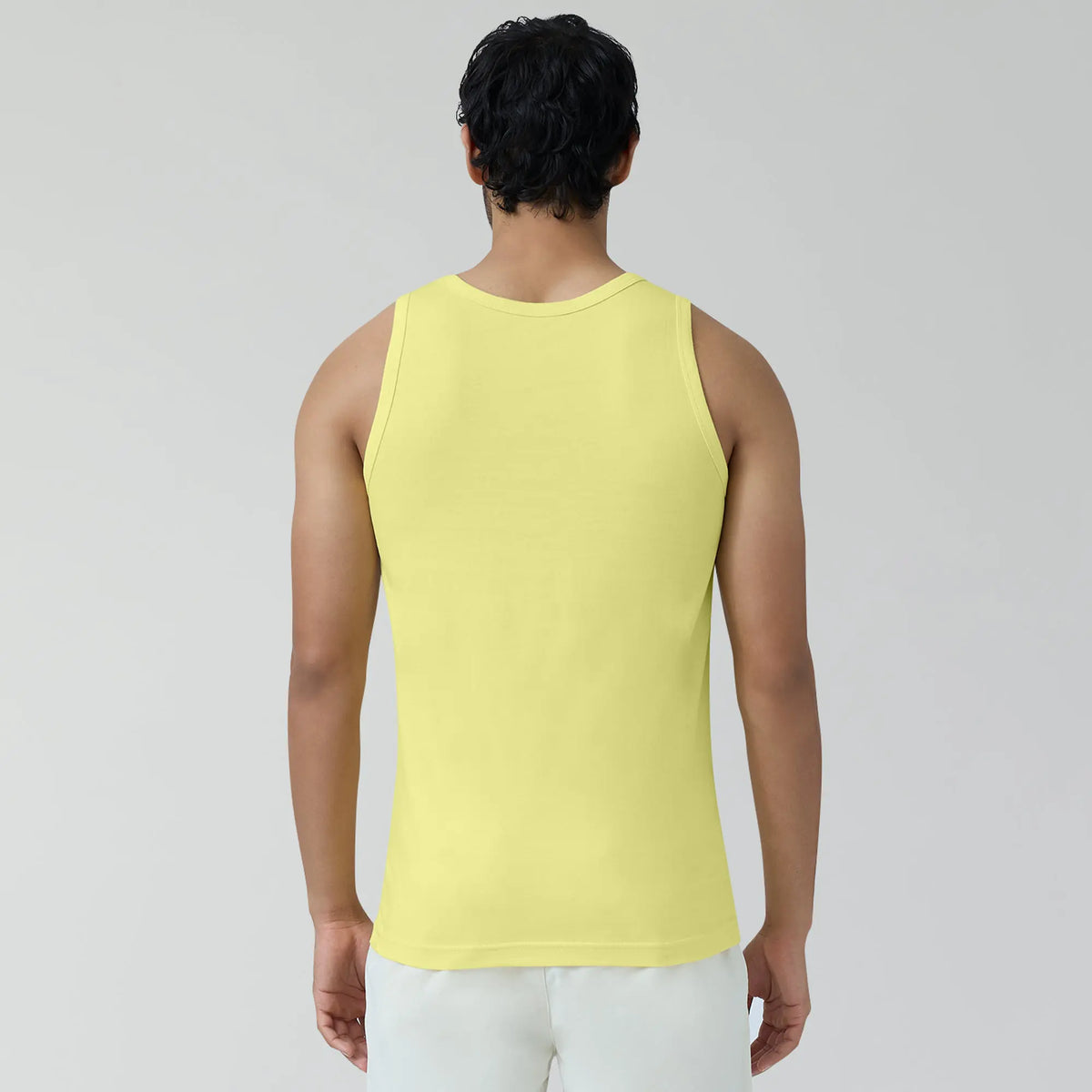 Renew Combed Cotton Tank Tops Butter Yellow - XYXX Crew