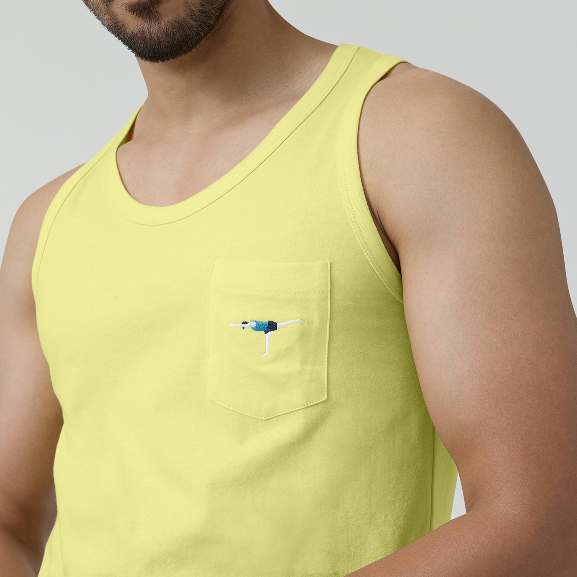 Renew Combed Cotton Tank Tops Butter Yellow