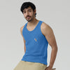 Renew Combed Cotton Tank Tops French Blue