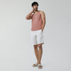 Renew Combed Cotton Tank Tops Pink Punch