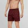 Savanna Cotton Boxers Hornbill Maroon - XYXX Crew