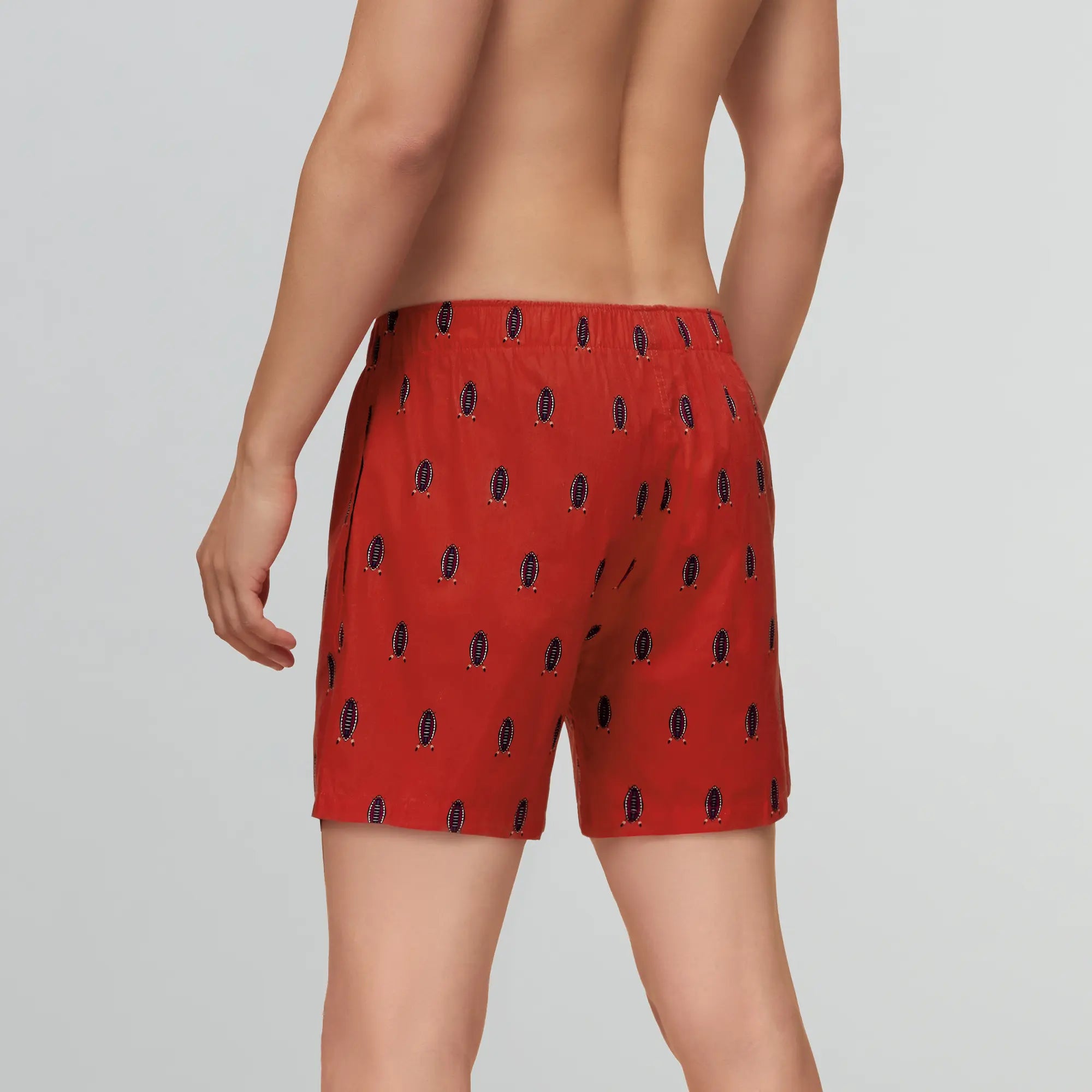 Savanna Cotton Boxers Shield Red - XYXX Crew