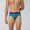 Shuffle Modal Briefs For Men Aqua Strokes -  XYXX Crew