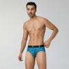 Shuffle Modal Briefs For Men Aqua Strokes -  XYXX Crew