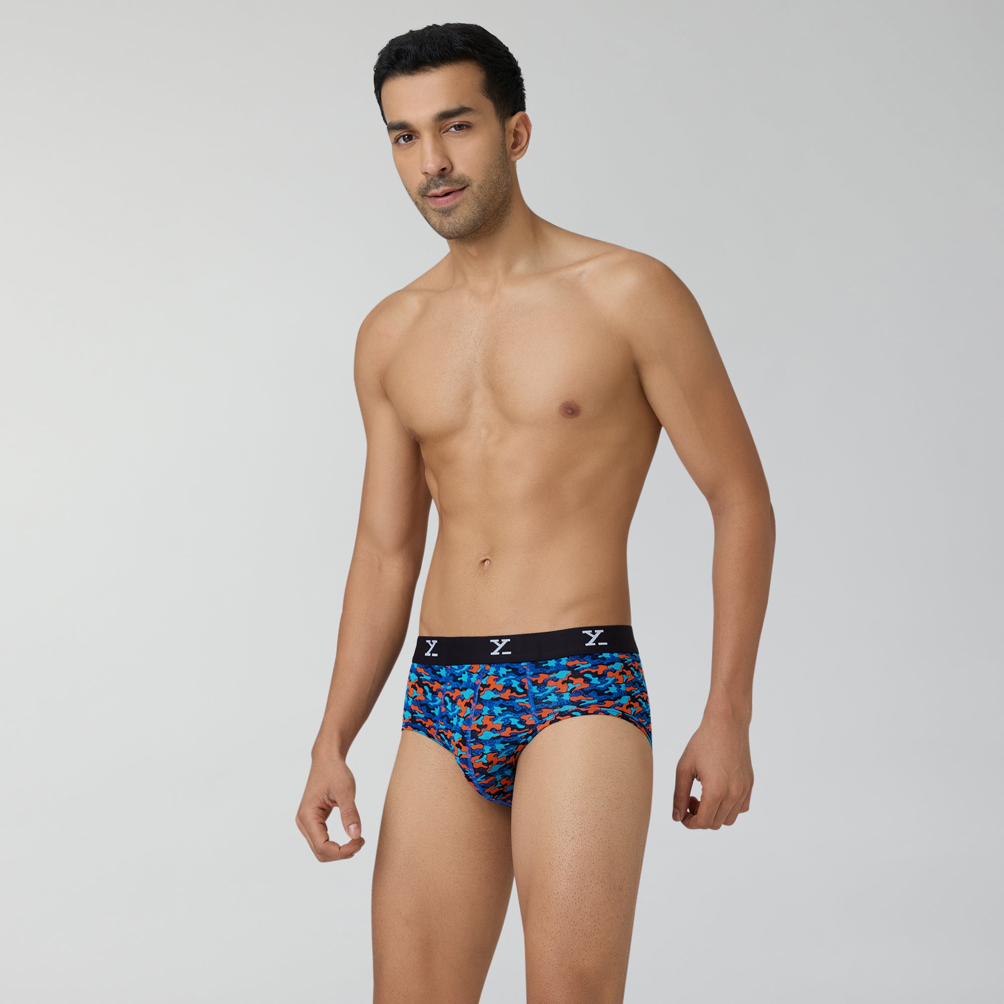 Shuffle Modal Briefs Camouflage Blue