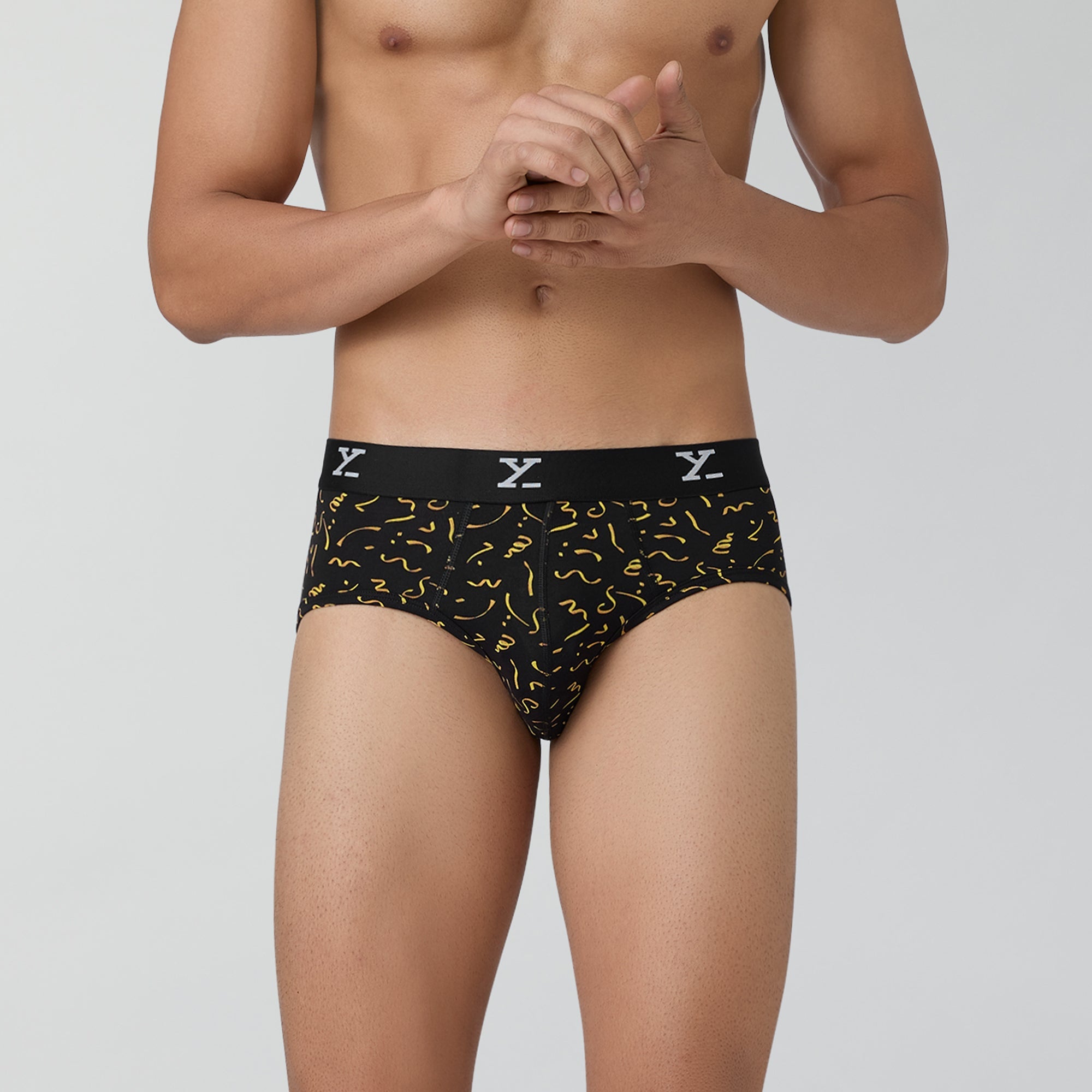 Prints For You Briefs For Men Confetti Black -  XYXX Crew