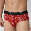 Modal Prints For You Briefs Lovestruck Red