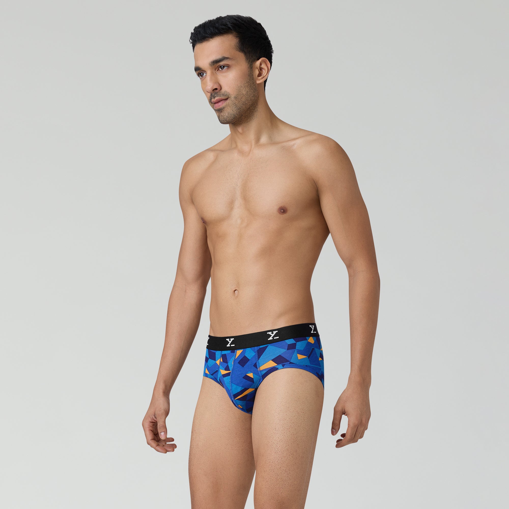 Shuffle Modal Briefs For Men Prism Blue -  XYXX Crew