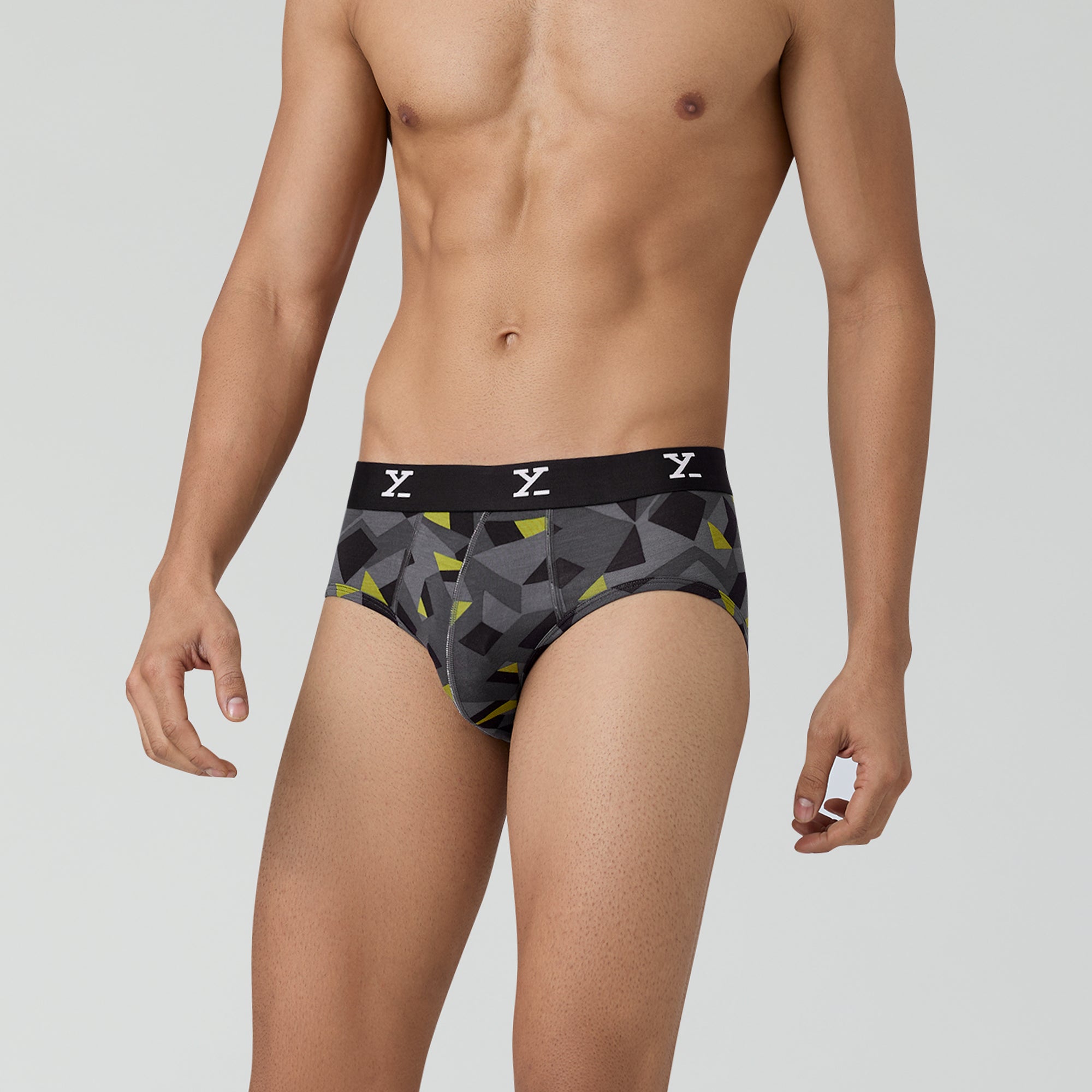 Shuffle Modal Briefs For Men Prism Grey -  XYXX Crew