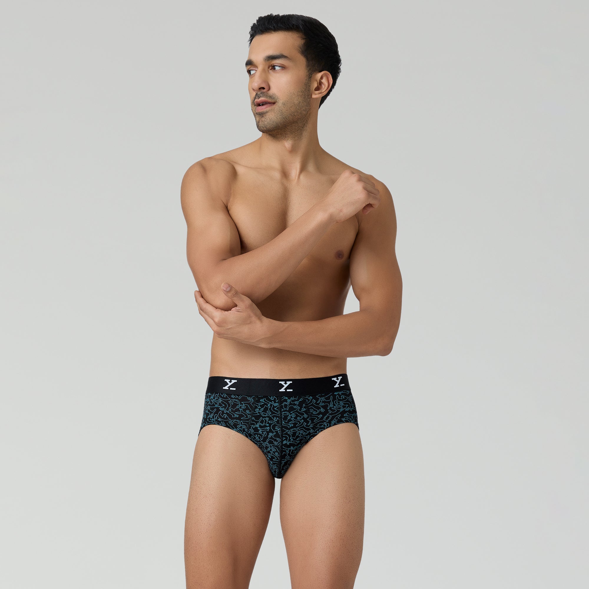 Shuffle Modal Briefs For Men Yoga Black -  XYXX Crew