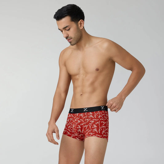 Prints For You Trunks Lovestruck Red - XYXX Crew