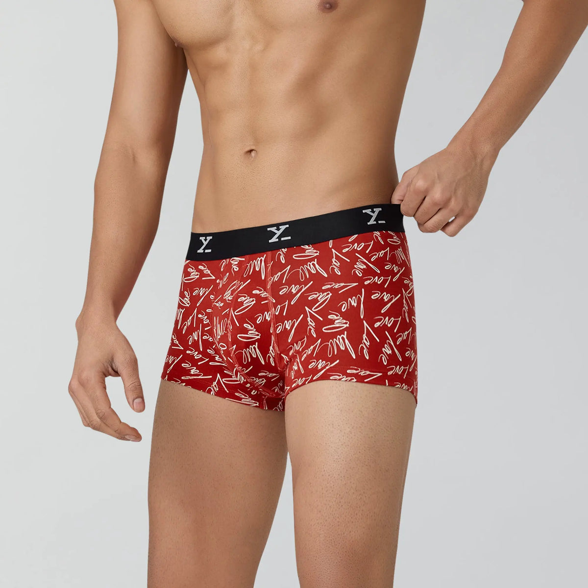 Prints For You Trunks Lovestruck Red - XYXX Crew