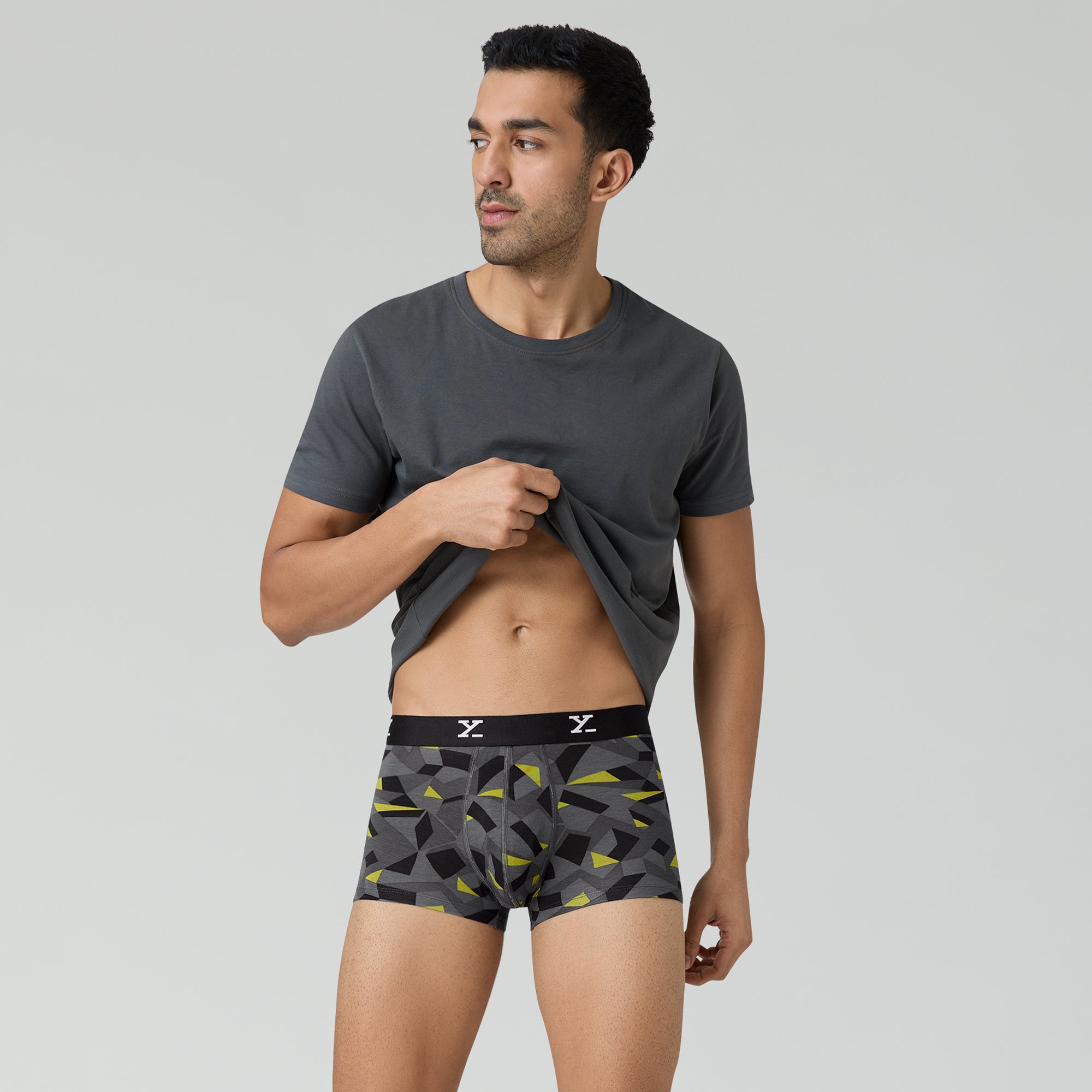 Shuffle Modal Trunks For Men Prism Grey -  XYXX Crew