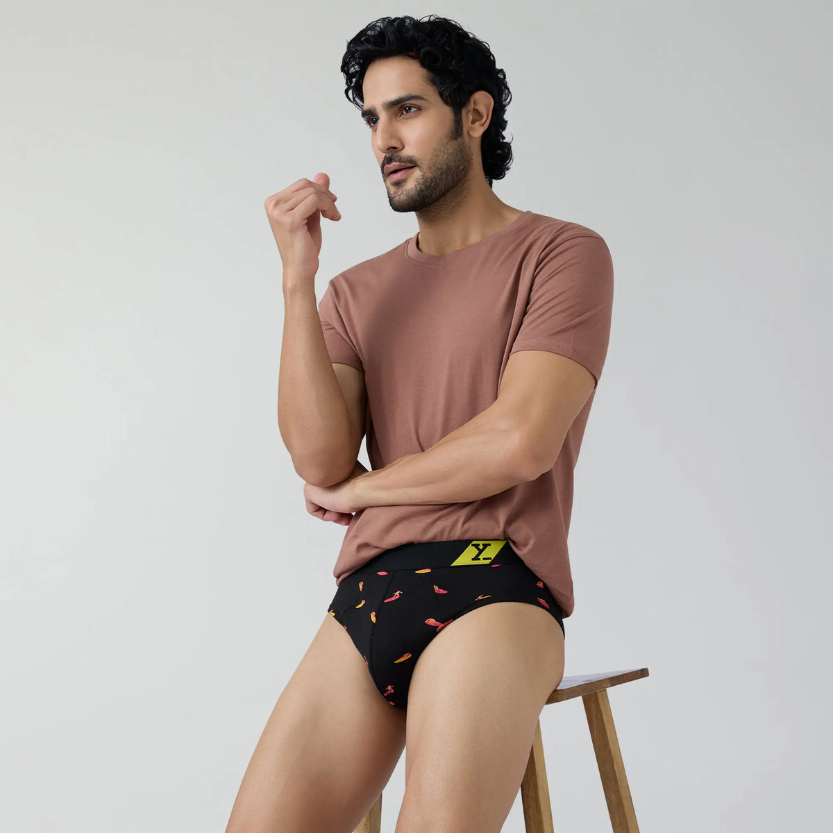 Splash Cotton Stretch Briefs Surfer Black - XYXX Crew