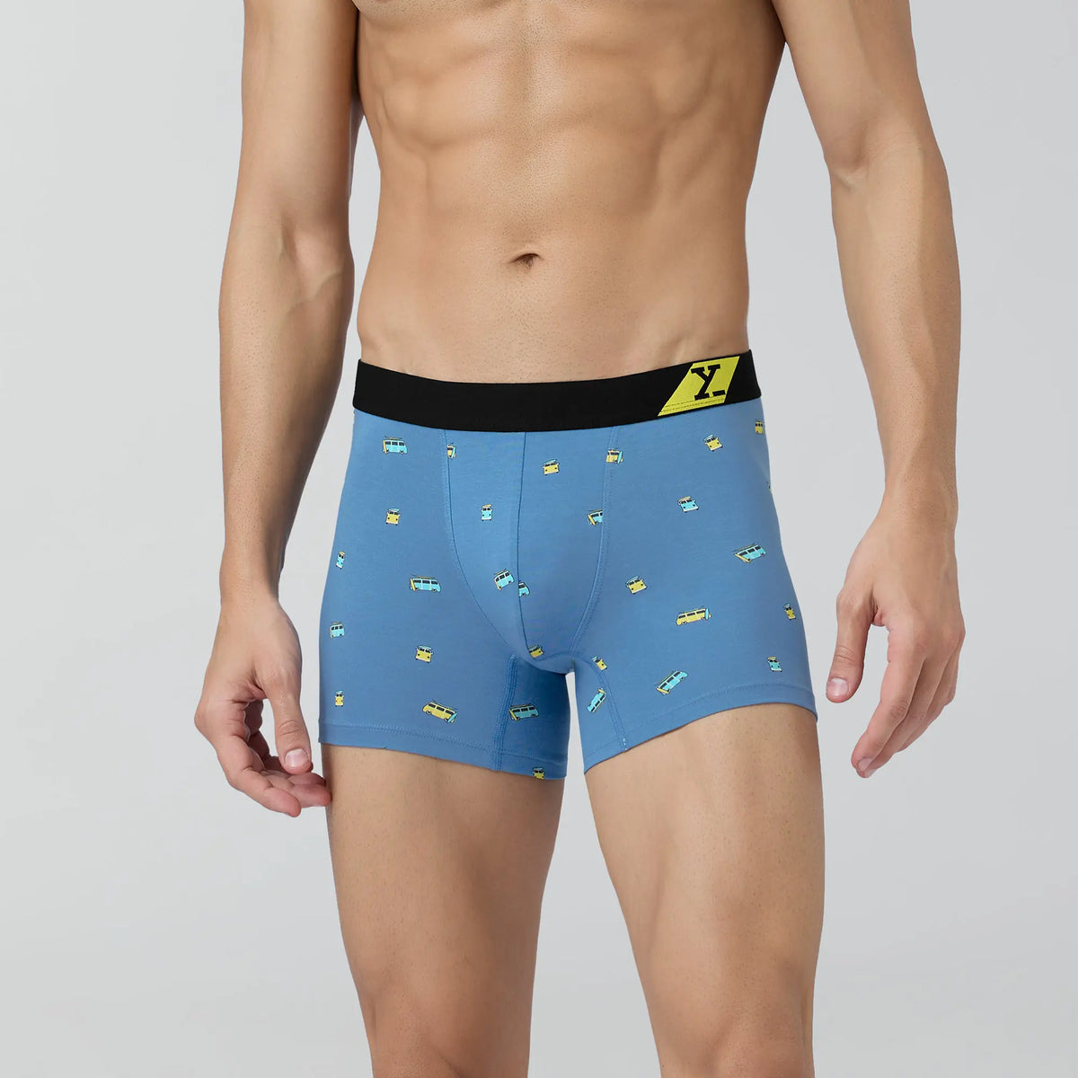 Splash Cotton Stretch Trunks Bus Blue - XYXX Crew