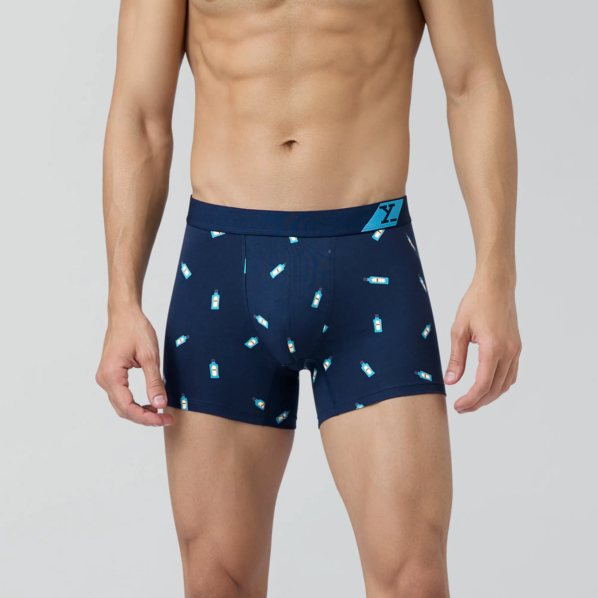 Splash Cotton Stretch Trunks Gin Blue - XYXX Crew
