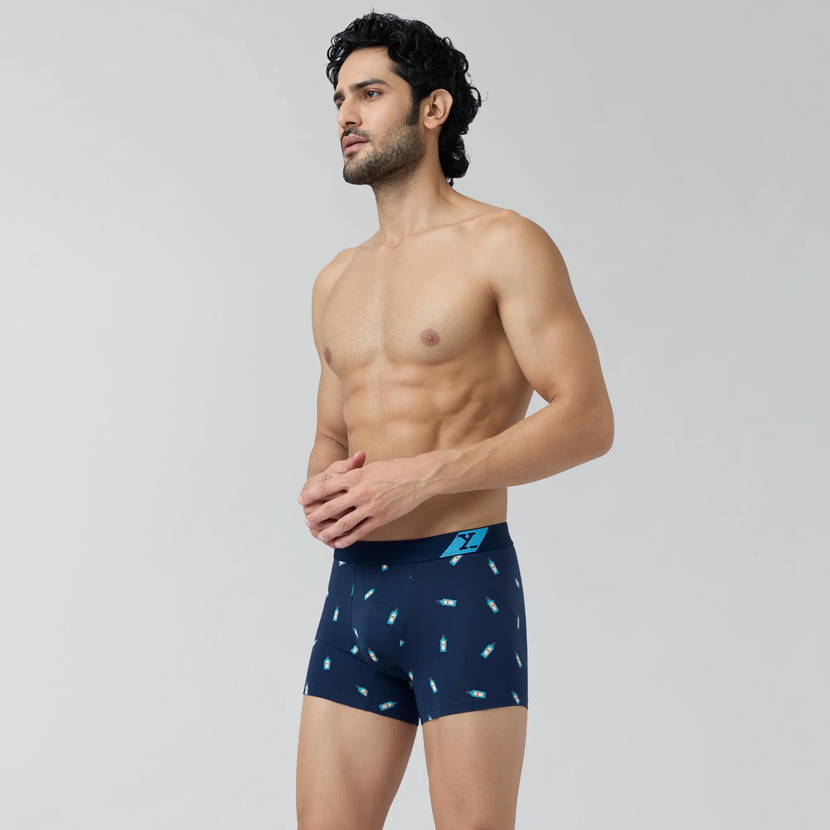 Splash Cotton Stretch Trunks Gin Blue - XYXX Crew